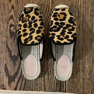 J Crew Animal Print Slides